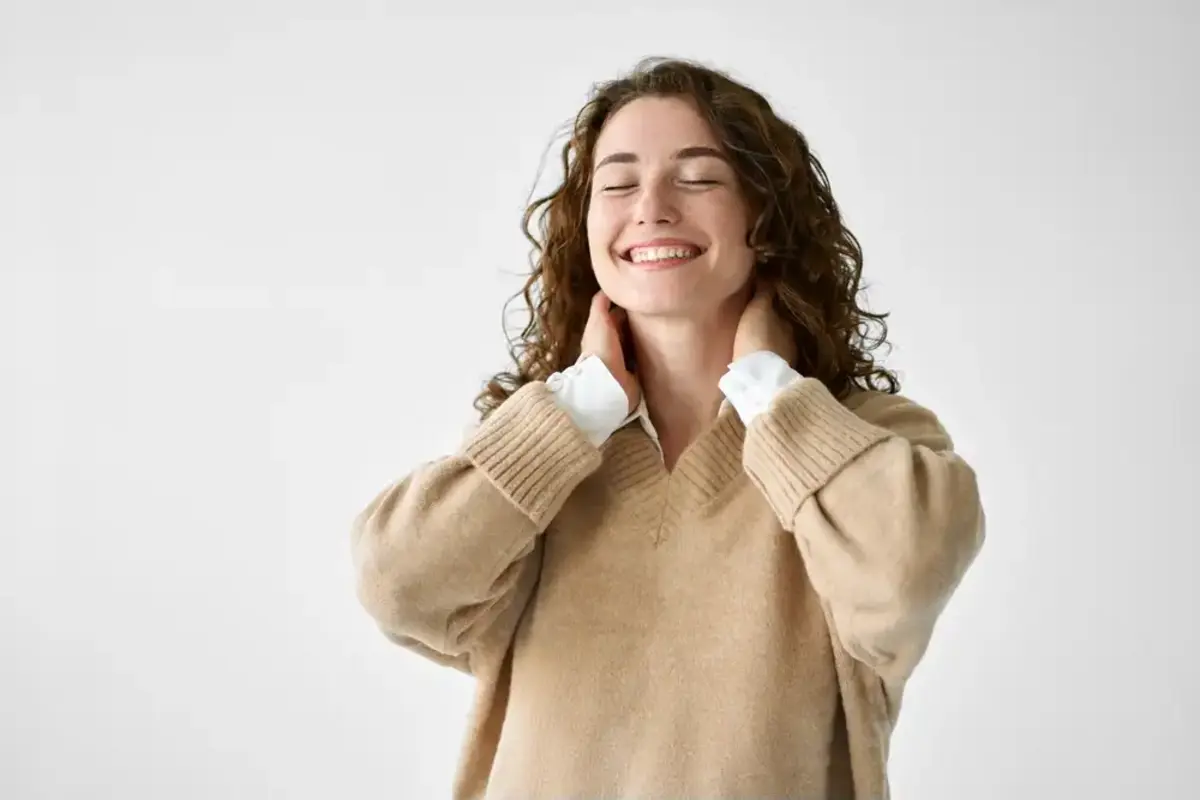 Young woman smiling