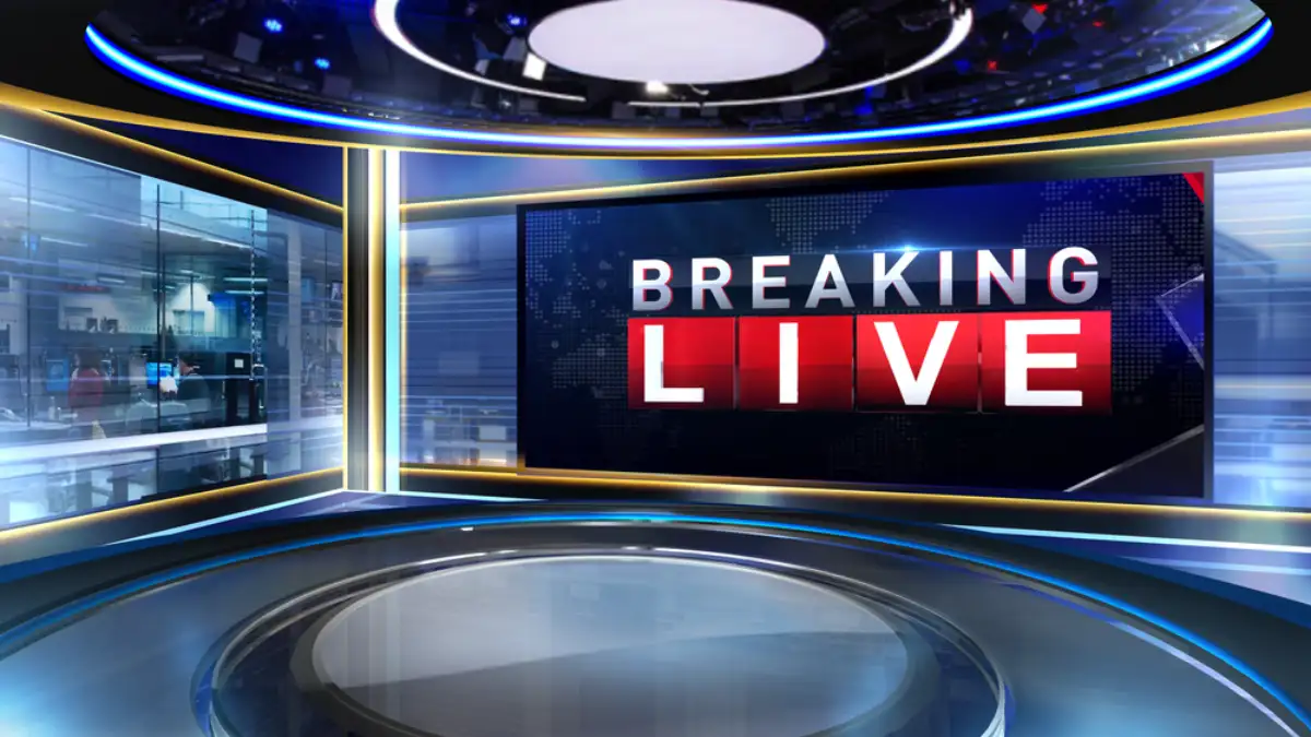 Breaking LIVE sign