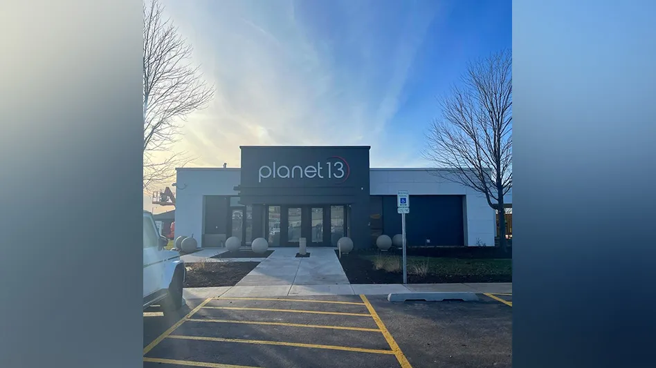 Front of Planet 13 Illinois Dispensary