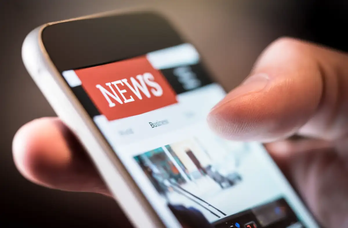 Online news in mobile phone