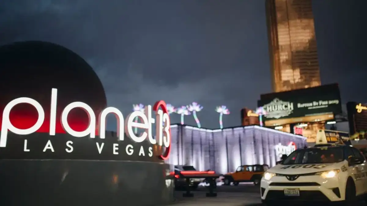 Planet 13 Logo in Las Vegas