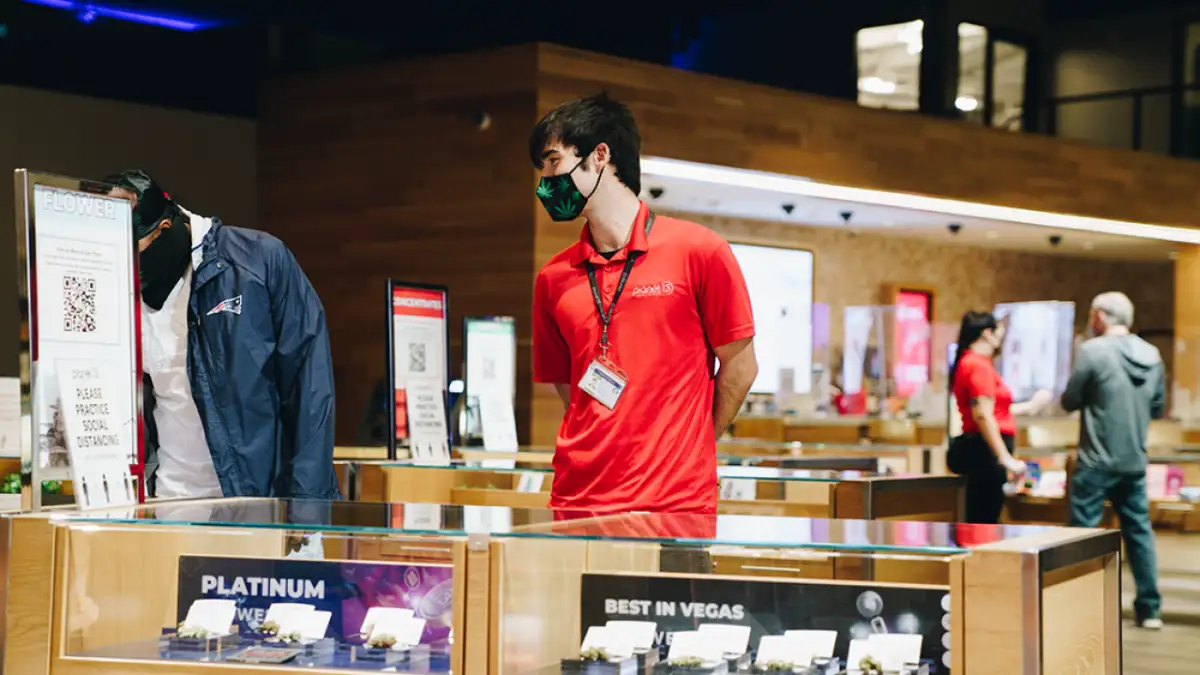 Planet 13 Staff working inside of Planet 13 Las Vegas