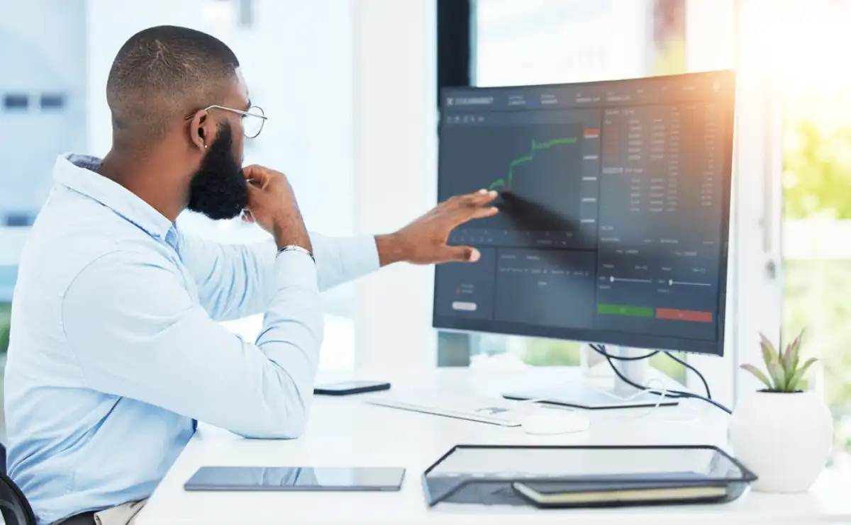 Stock market, computer